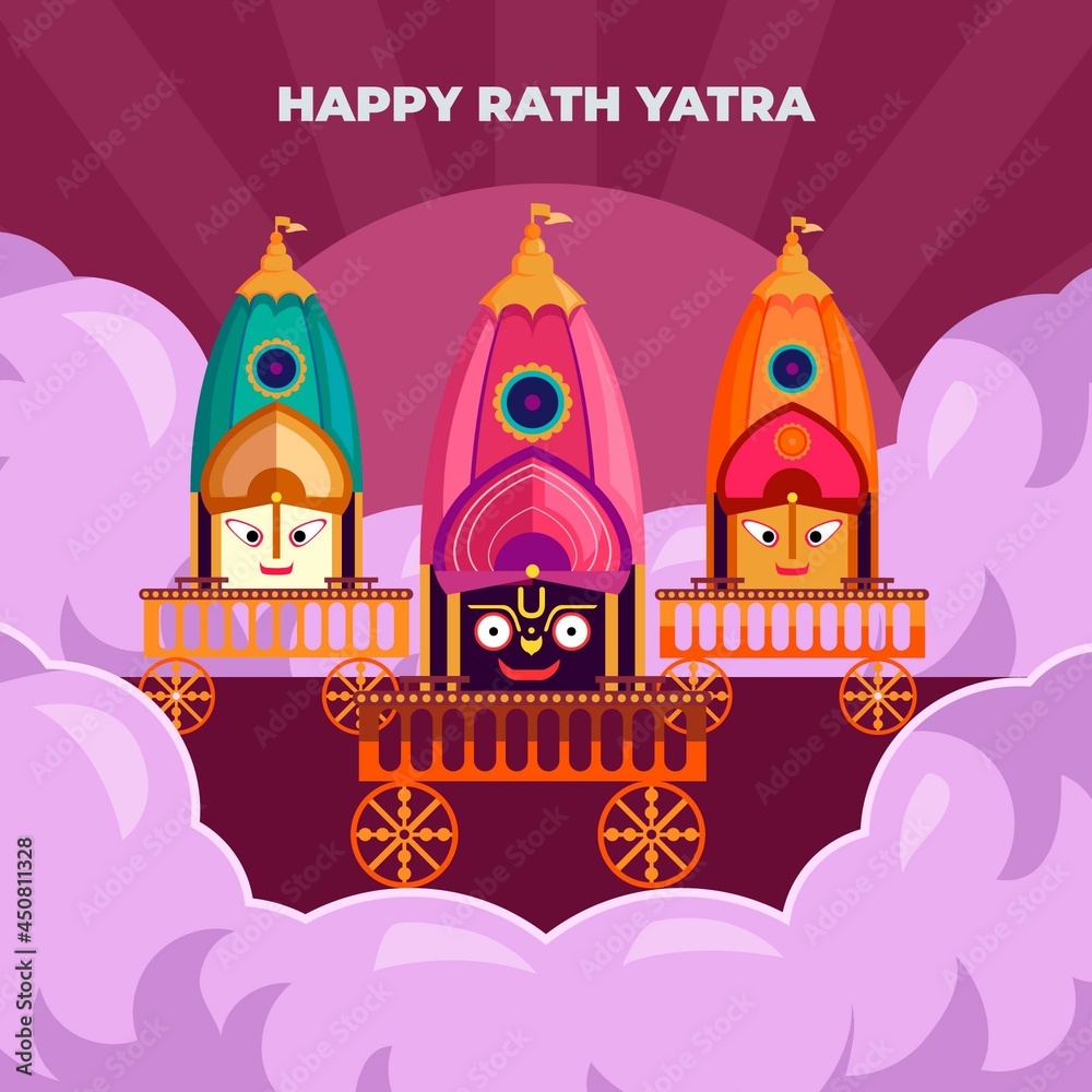 Rath Yatra Illustration