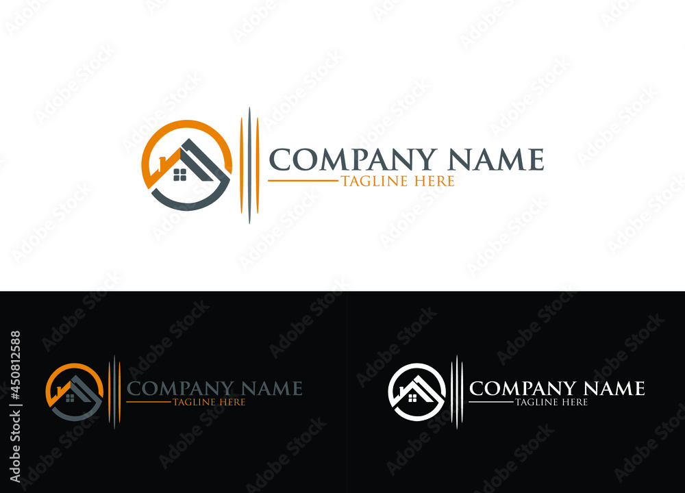 Real Estate Logo or Icon Design Vector Image Template Real Estate Logo or Icon Design Vector Image Template