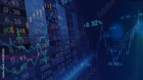 background with graphs for stock market proposals