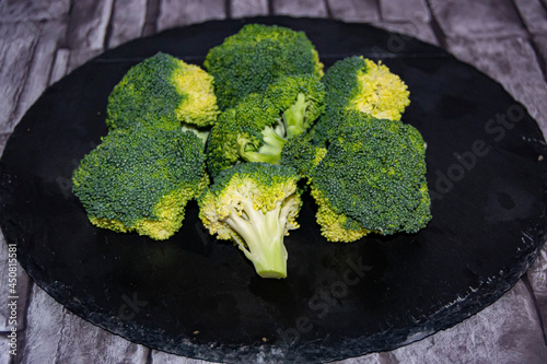 fresh and natural broccoli vegan food