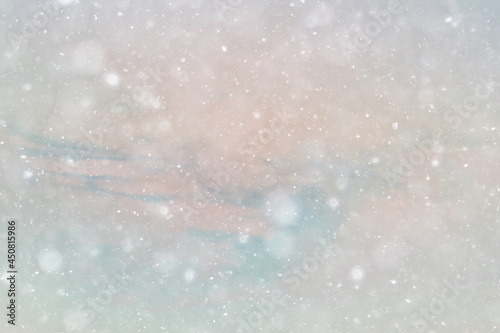 abstract snow background sky snowflakes gradient