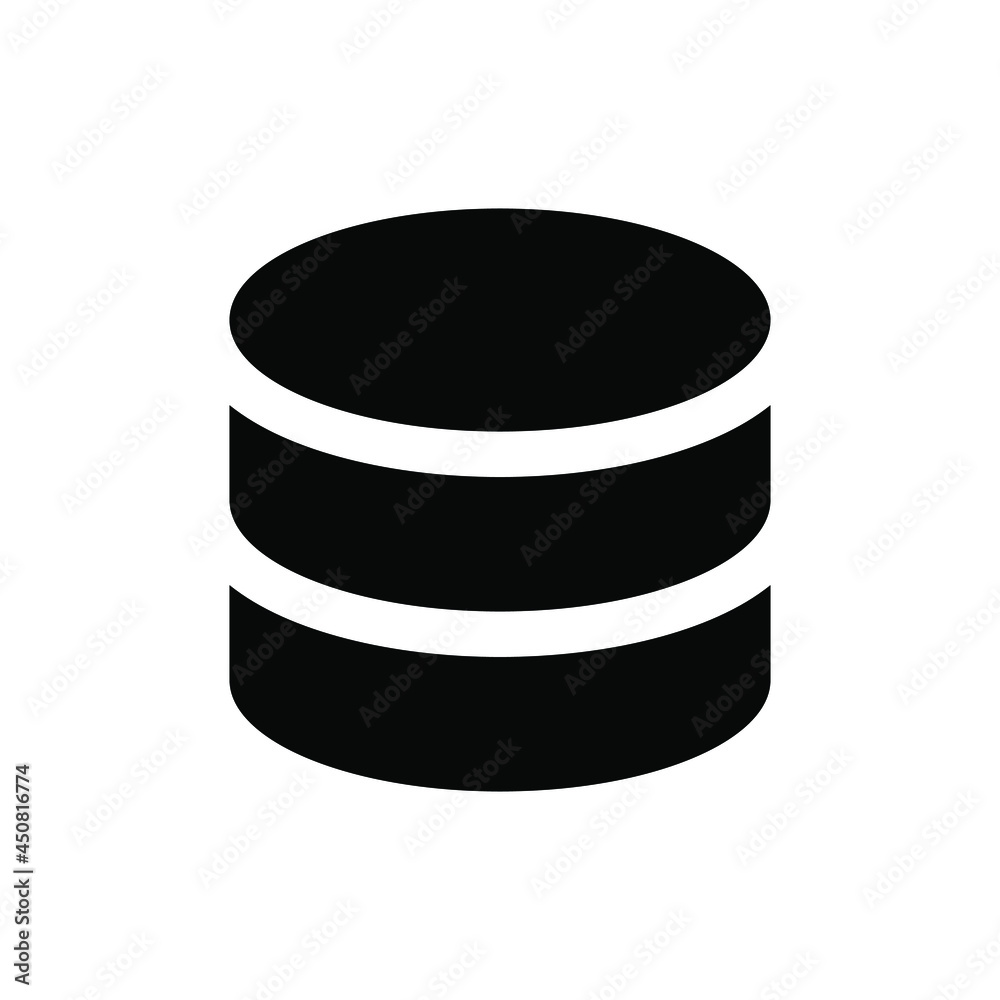 Server database icon vector graphic illustration Server database icon vector graphic illustration