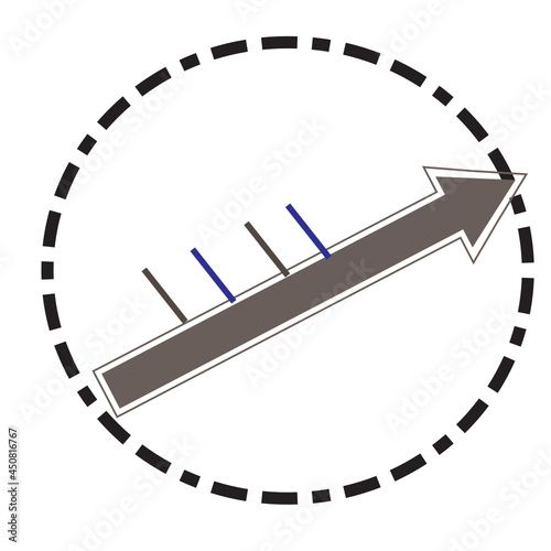 3d render of a clock