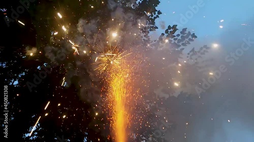 Backyard Fireworks Sparkle Pyrotechnics with Sound