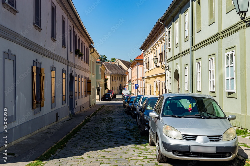 Street in Novi Sad. Serbia