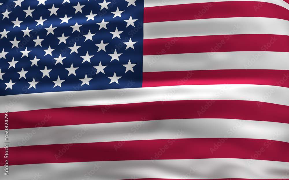 Fototapeta premium United states of America flag background