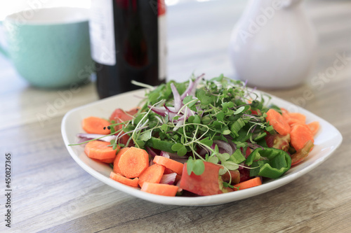 Fresh food just grown for a salad