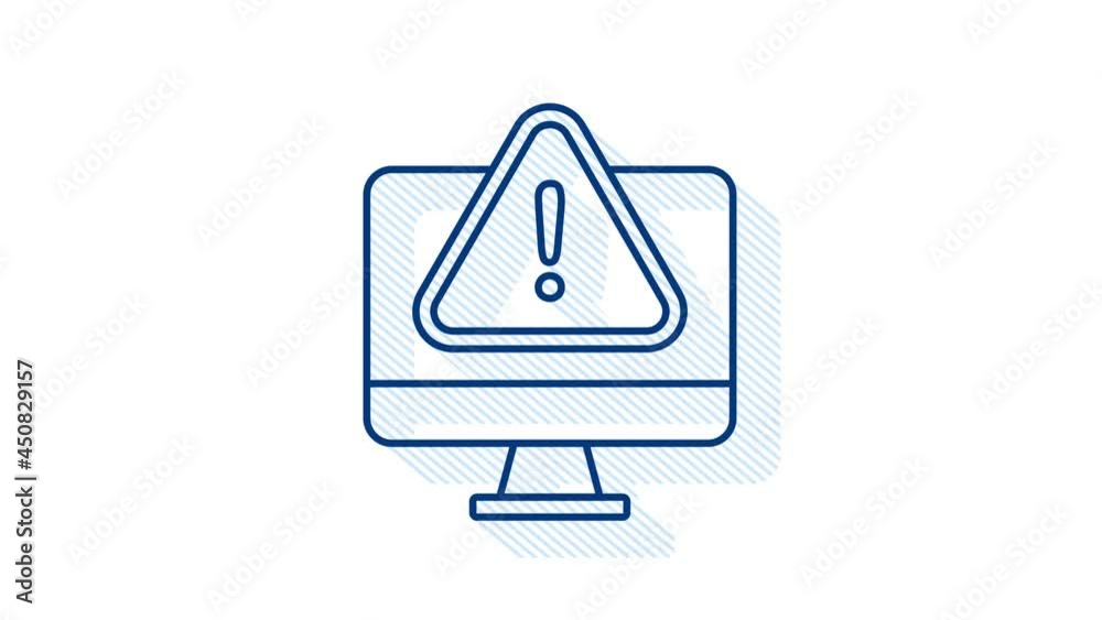 Alert message laptop notification. Danger error alerts, laptop virus problem or insecure messaging spam problems notifications. Motion graphics. Alert message laptop notification. Danger error alerts, laptop virus problem or insecure messaging spam problems notifications. Motion graphics.