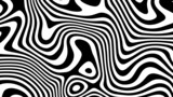 Caustics distortion line art vector background. Minimalistic wave concept. Optical illusion. Abstract futuristic background with zebra stripes. Twisted surface. Ripples

