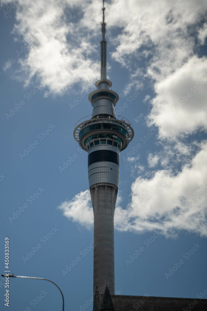 ニュージーランドのオークランドの観光名所を観光している風景 Scenery of sightseeing in Auckland, New Zealand.