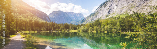 Scenic nature landscape scenery Bluntautal in Austria  summer time