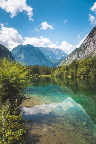 Scenic nature landscape scenery Bluntautal in Austria, summer time