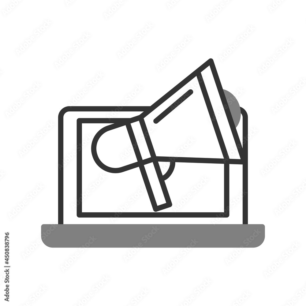 Marketing Line Solid Vector Icon Design Marketing Line Solid Vector Icon Design