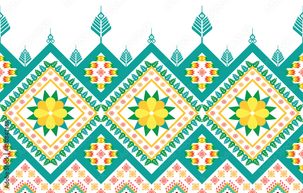 Ikat Indian ethnic pattern design. Aztec fabric carpet mandala ornament boho chevron textile decoration wallpaper. Geometric traditional embroidery vector illustrations background. Ikat Indian ethnic pattern design. Aztec fabric carpet mandala ornament boho chevron textile decoration wallpaper. Geometric traditional embroidery vector illustrations background.