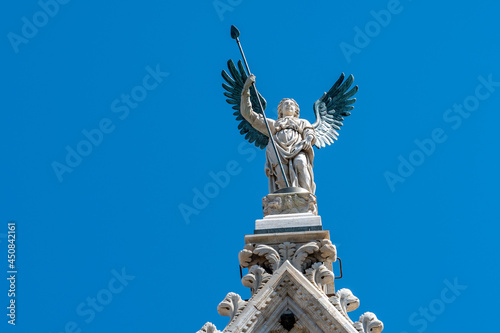 detail of the cathedral of Siena