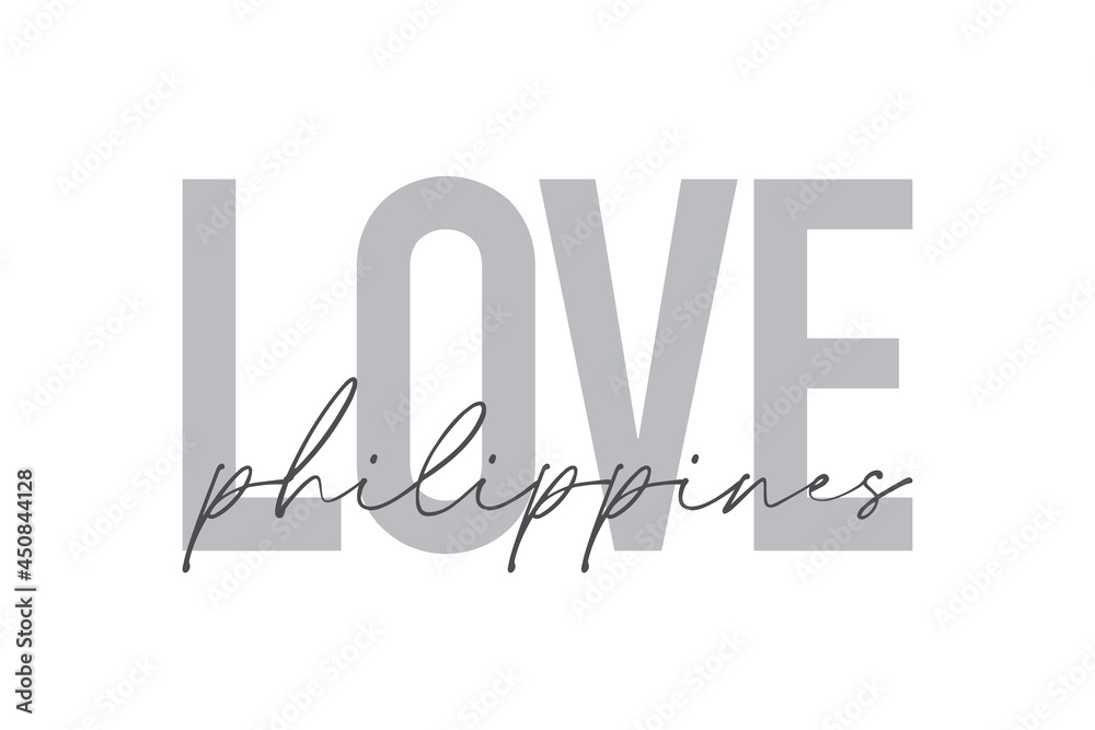 Modern, simple, minimal typographic design of a saying Modern, simple, minimal typographic design of a saying