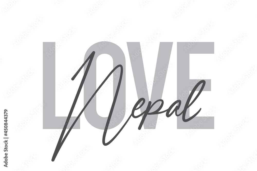 Modern, simple, minimal typographic design of a saying 