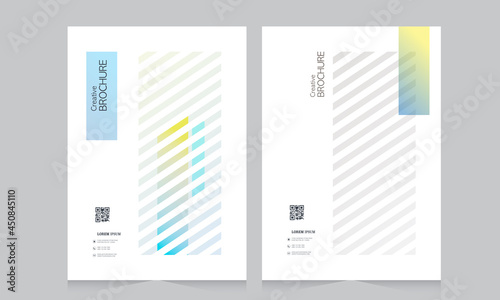 Abstract brochure template, cover design annual report, magazine