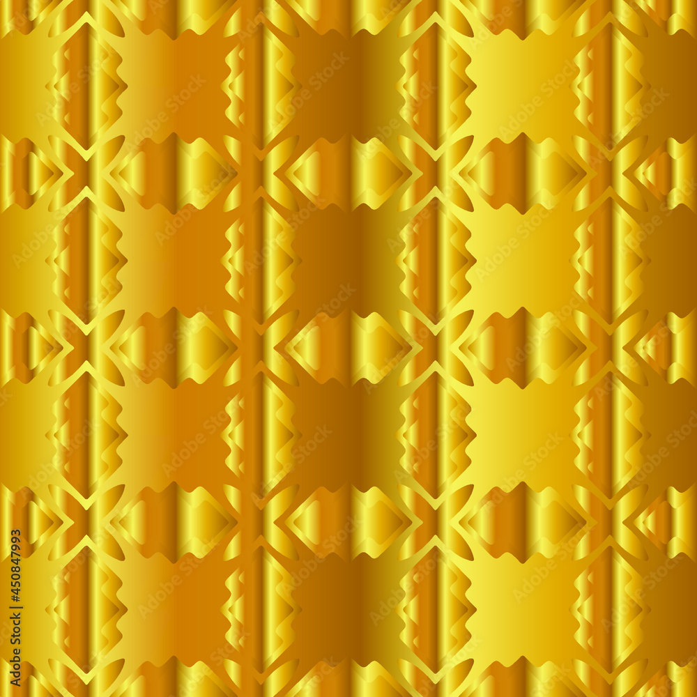 Geometric vector pattern with yellow and white gradient. gold ornament for wallpapers and backgrounds. Geometric vector pattern with yellow and white gradient. gold ornament for wallpapers and backgrounds.