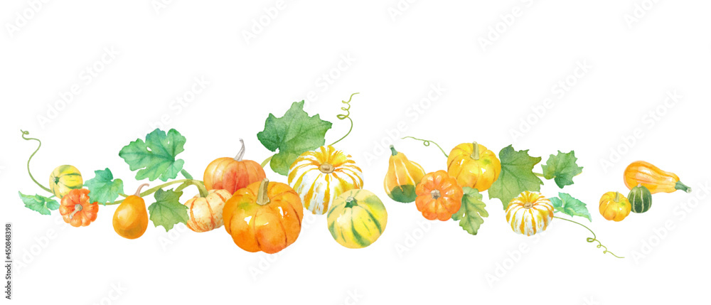 サンクスギビングデー ハロウィンの装飾水彩イラスト ベクター カラフルなおもちゃカボチャ 秋の収穫イメージ レイアウト変更可能 Stock Vector Adobe Stock サンクスギビングデー ハロウィンの装飾水彩イラスト ベクター カラフルなおもちゃカボチャ 秋の収穫イメージ レイアウト変更可能 Stock Vector Adobe Stock