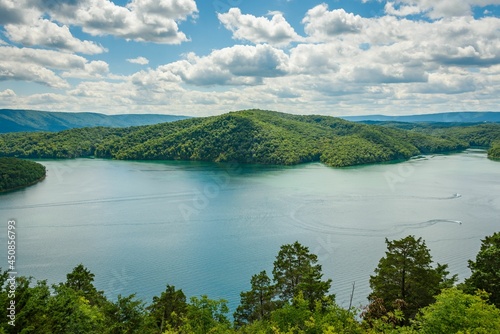 View of Raystown Lake from Hawns Overlook, in Huntington, Pennsylvania