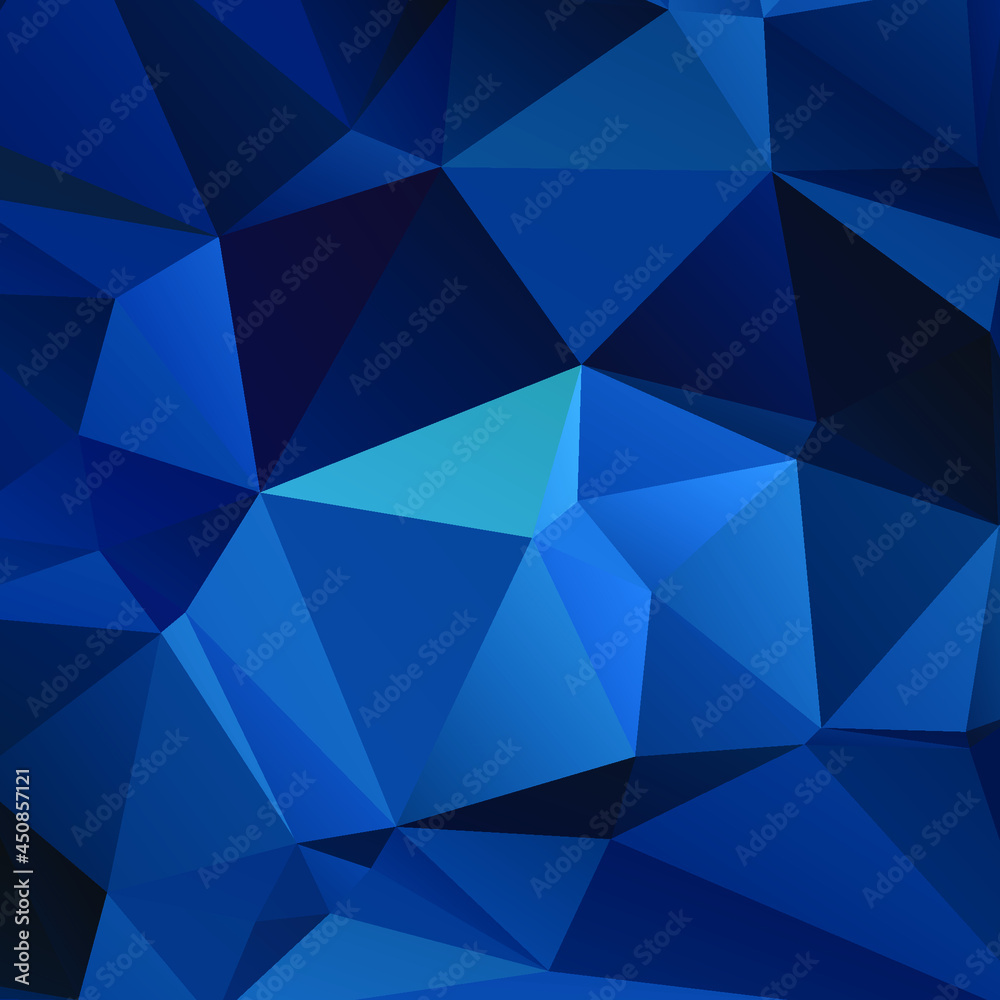 Blue Abstract Color Polygon Background Design, Abstract Geometric Origami Style With Gradient Blue Abstract Color Polygon Background Design, Abstract Geometric Origami Style With Gradient