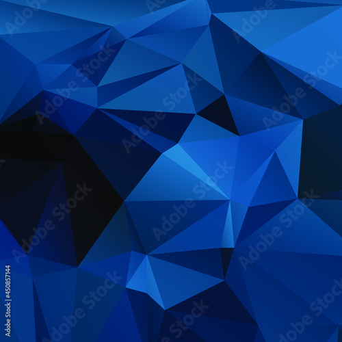 Blue Abstract Color Polygon Background Design  Abstract Geometric Origami Style With Gradient