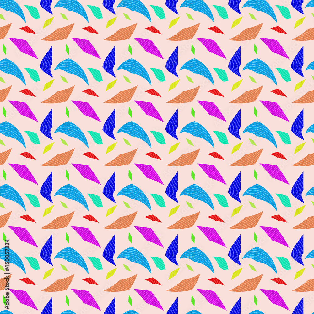 Colored shreds Colored shreds