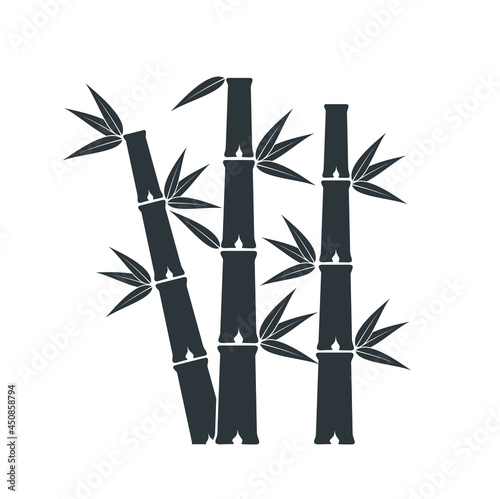 illustration of bamboo, bamboo icon