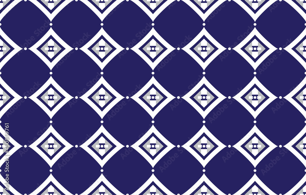 Geometric traditional oriental ethnic textile pattern Design for book cover,background,carpet,wallpaper,clothing,wrapping,Batik,fabric,Vector,ikat illustration embroidery style.