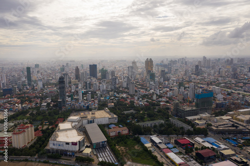 Landscape at KohPich at Phnompenh capital - landmarks