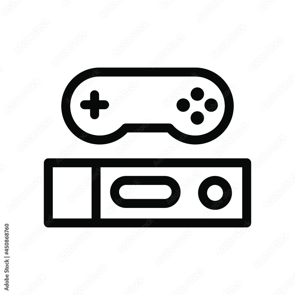 game console icon illustration vector graphic game console icon illustration vector graphic