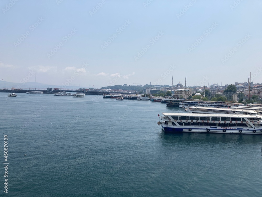 port kadikey in Istanbul, Turkey 