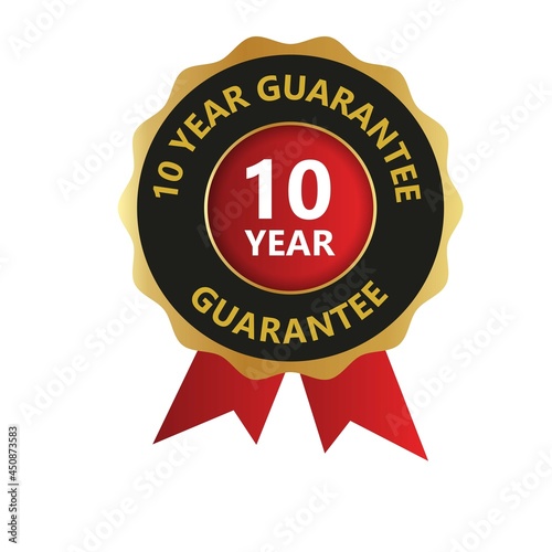  year guarantee logo, Guaranteed badges, One Year Warranty