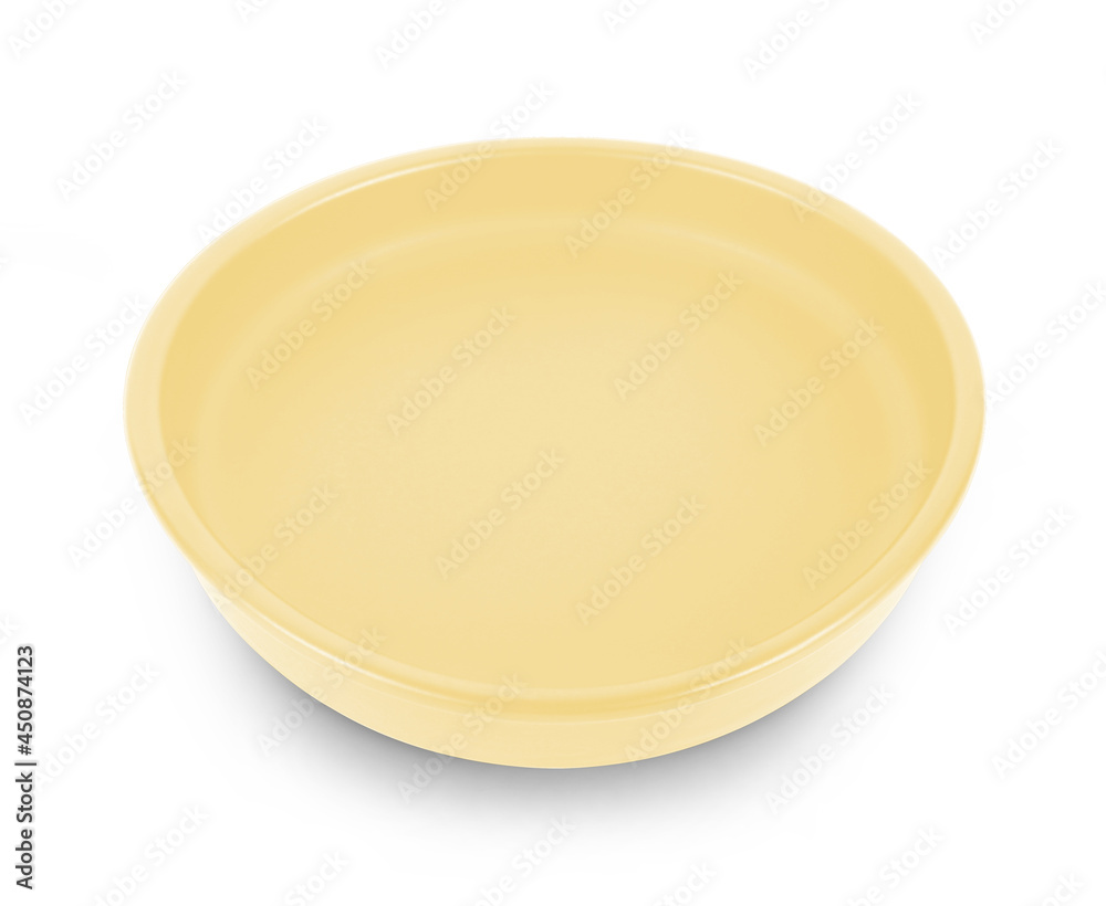 empty bowl isolated on white background.