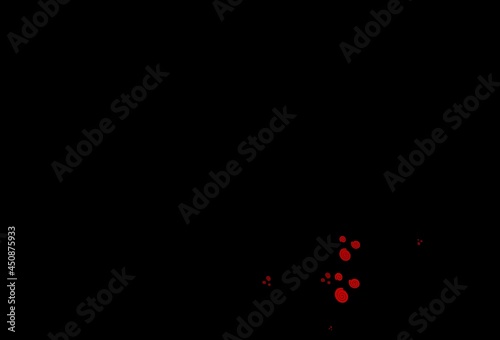 Dark Red vector template with lava shapes.