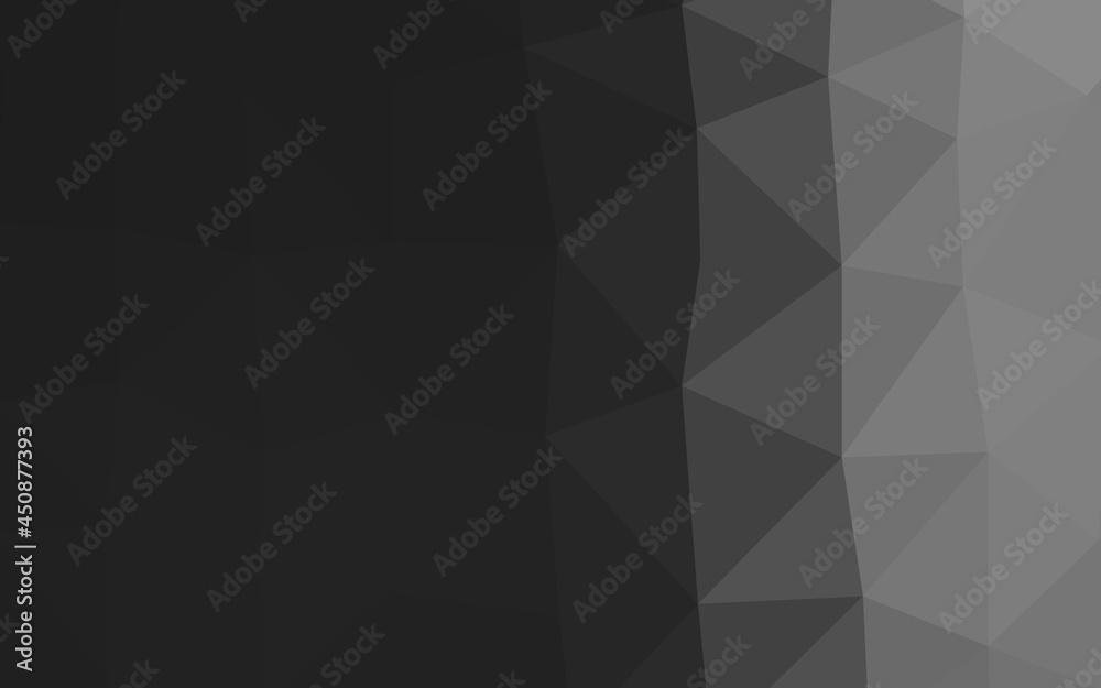 Obraz premium Dark Silver, Gray vector abstract mosaic backdrop.