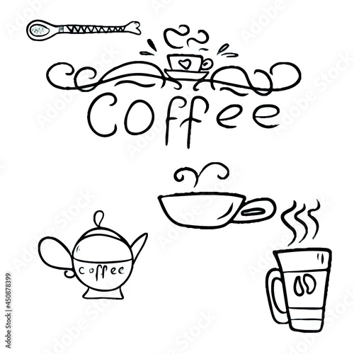 Wallpaper Mural Vector design on a white isolated background for postcards, banners, stickers for social networks. Torontodigital.ca