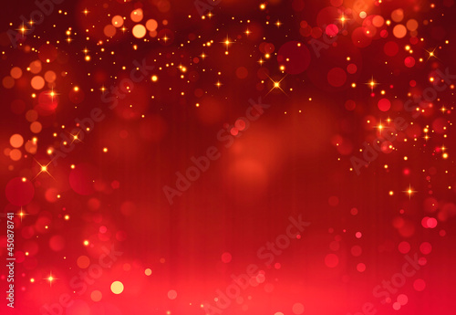 elegant red festive background  © nj_musik