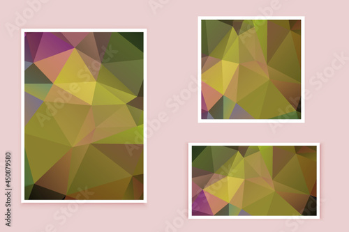 abstract textured polygonal background vector. Blurry triangle design. The pattern can be used for the background.	