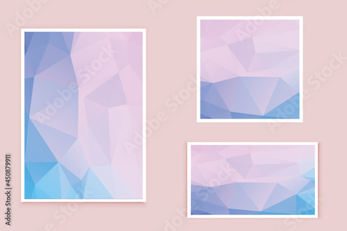 abstract textured polygonal background vector. Blurry triangle design. The pattern can be used for the background.	