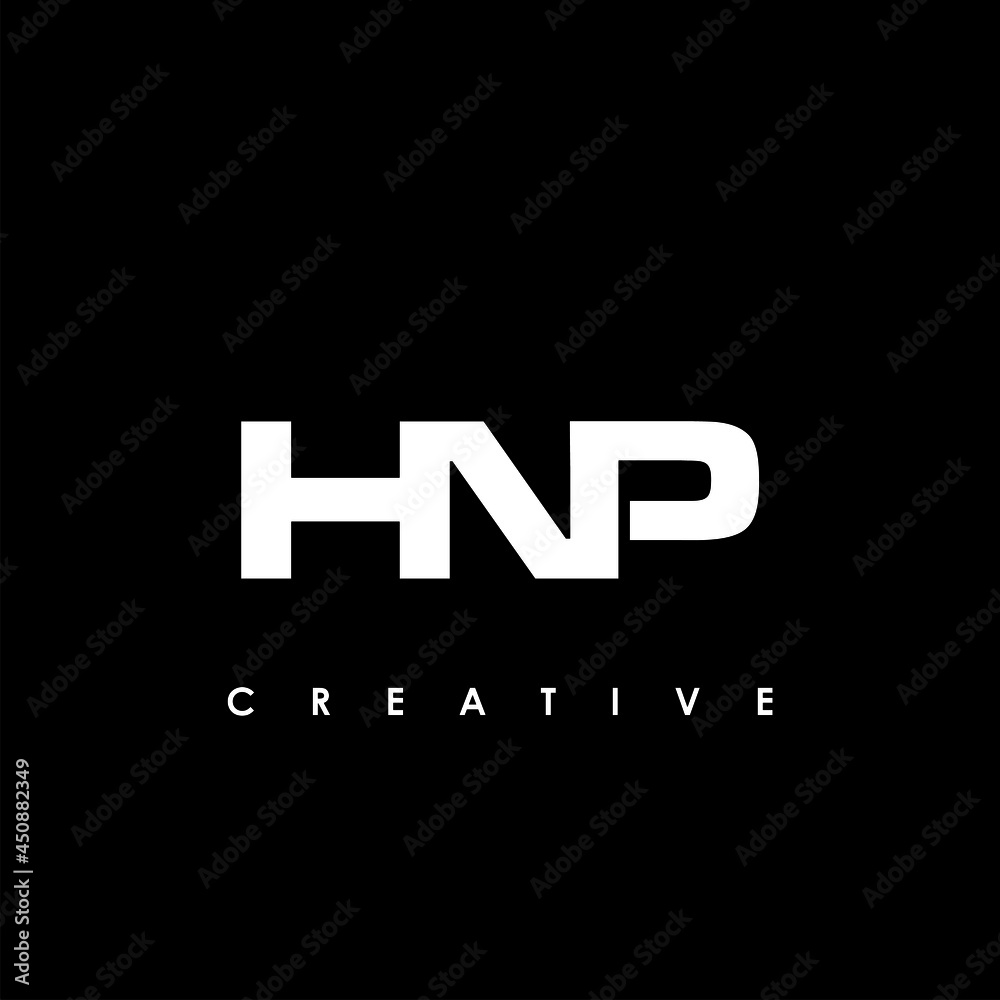 HNP Letter Initial Logo Design Template Vector Illustration
