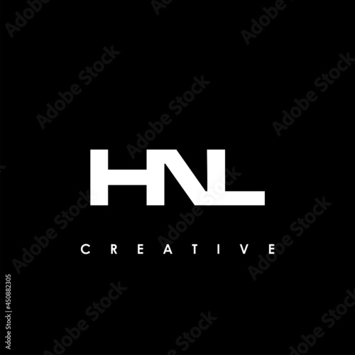 HNL Letter Initial Logo Design Template Vector Illustration photo