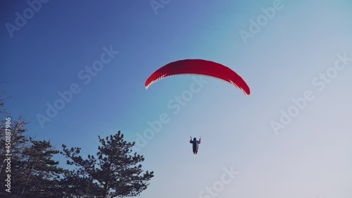 Serene Paragliding Adventure