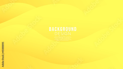 Abstract Color background, yellow wavy lines with copy space for text , Flat Modern design for presentation , illustration Vector EPS 10