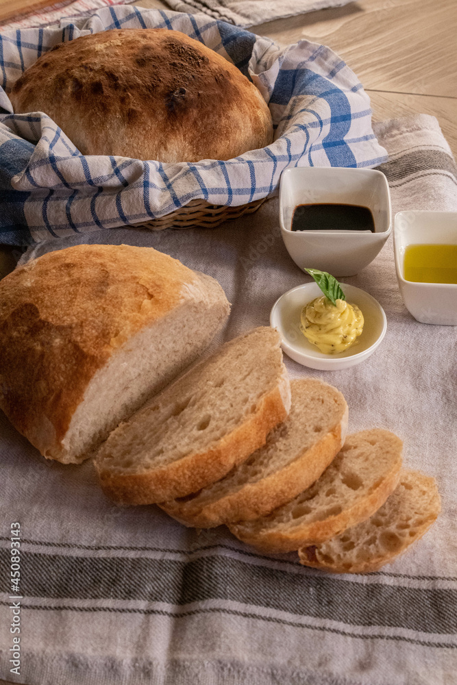 Naklejka premium ciabatta bread