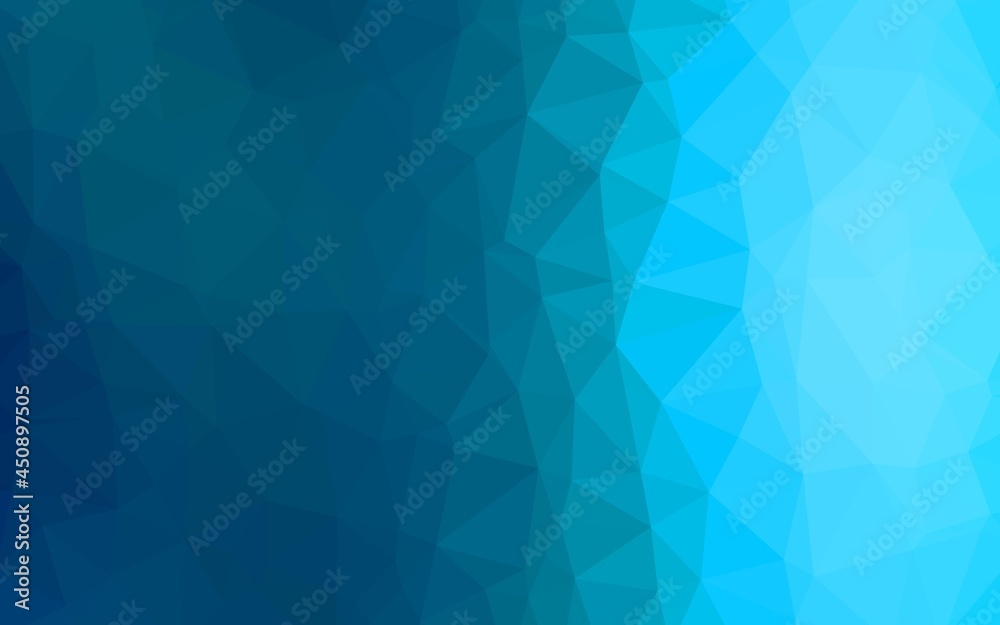 Light BLUE vector polygon abstract backdrop. Light BLUE vector polygon abstract backdrop.