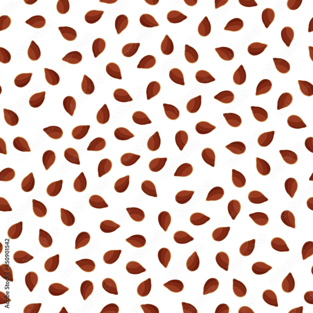 Flax vector cartoon seamless pattern for template farmer market design, label and packing. Flax vector cartoon seamless pattern for template farmer market design, label and packing.