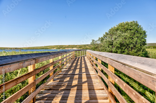 Landscapes around Elkwater Lake and surrounding region in Cypress Hills Alberta