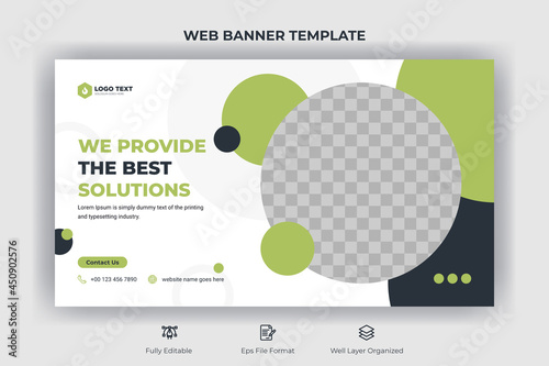 Creative corporate social media web banner and youtube thumbnail template | Youtube live stream video thumbnail for marketing agency | video thumbnail | Youtube thumbnail